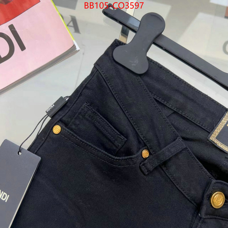 Clothing-Fendi,fake high quality , ID: CO3597,$: 105USD