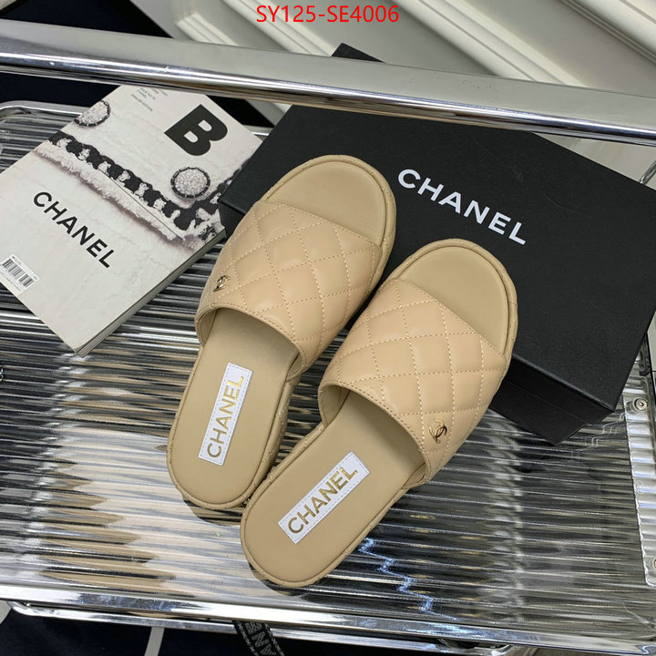 Women Shoes-Chanel,where should i buy replica , ID: SE4006,$: 125USD