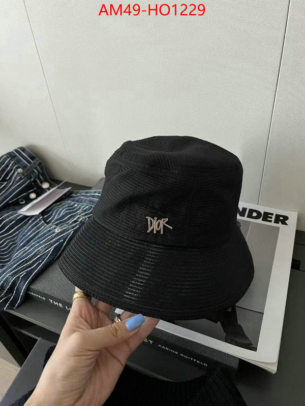 Cap (Hat)-Dior,where can you buy replica , ID: HO1229,$: 49USD