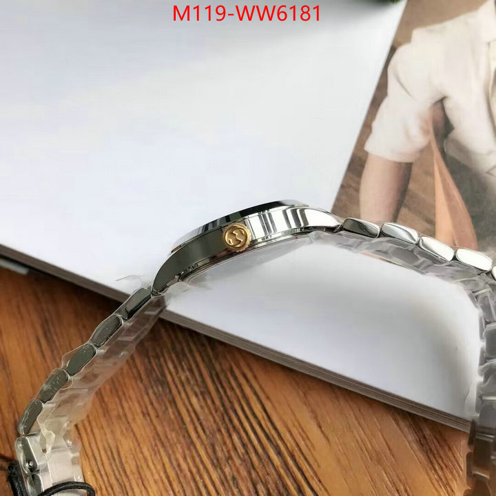 Watch(4A)-Gucci,designer wholesale replica ,ID: WW6181,$: 119USD