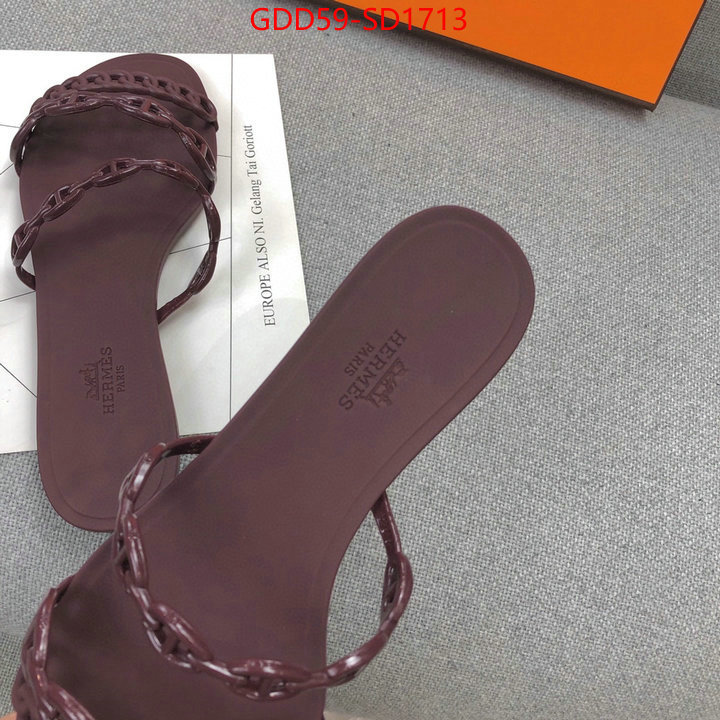 Women Shoes-Hermes,cheap high quality replica , ID: SD1713,$: 59USD