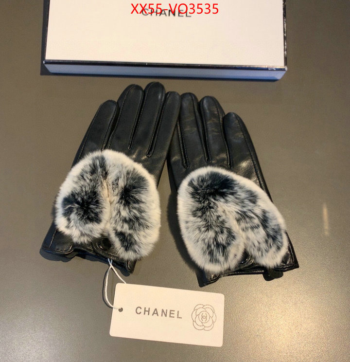 Gloves-Chanel,top brands like , ID: VO3535,$: 55USD