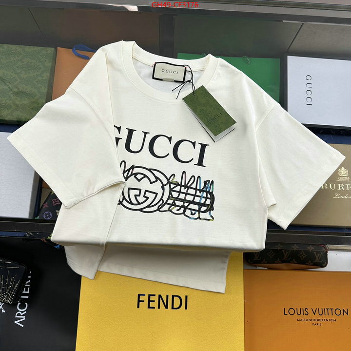 Clothing-Gucci,buy online , ID: CE3176,$: 49USD