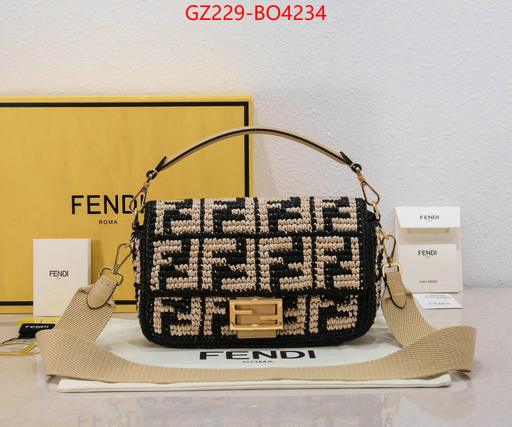 Fendi Bags(TOP)-Baguette,from china 2023 ,ID: BO4234,$: 229USD