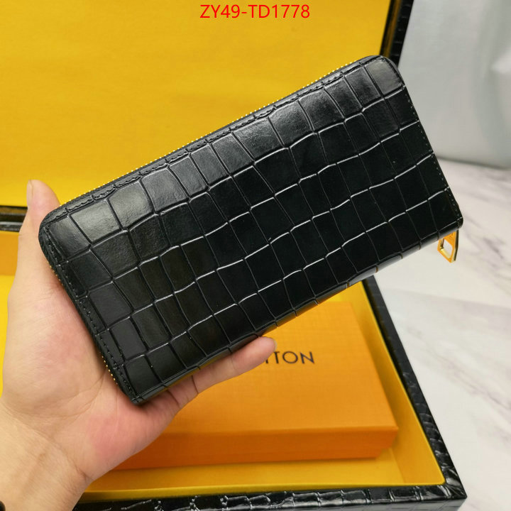 LV Bags(4A)-Wallet,ID: TD1778,$: 49USD