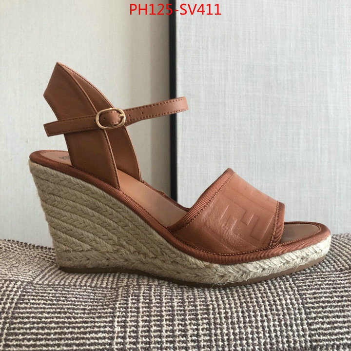 Women Shoes-Fendi,replica online , ID: SV411,$:125USD