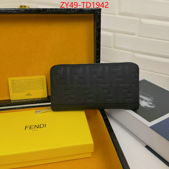 Fendi Bags(4A)-Wallet-,replica shop ,ID: TD1942,$: 49USD