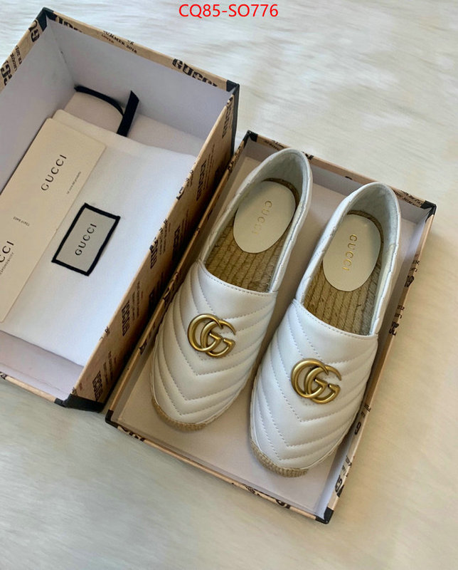 Women Shoes-Gucci,best quality replica , ID: SO776,$: 85USD