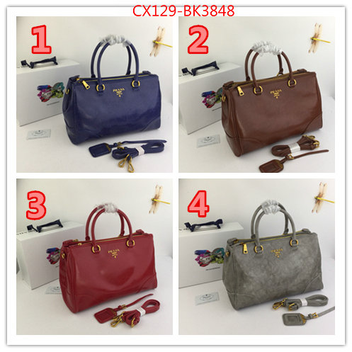 Prada Bags(4A)-Handbag-,ID: BK3848,$:129USD