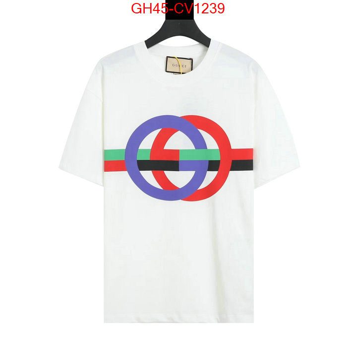 Clothing-Gucci,wholesale 2023 replica , ID: CV1239,$: 45USD