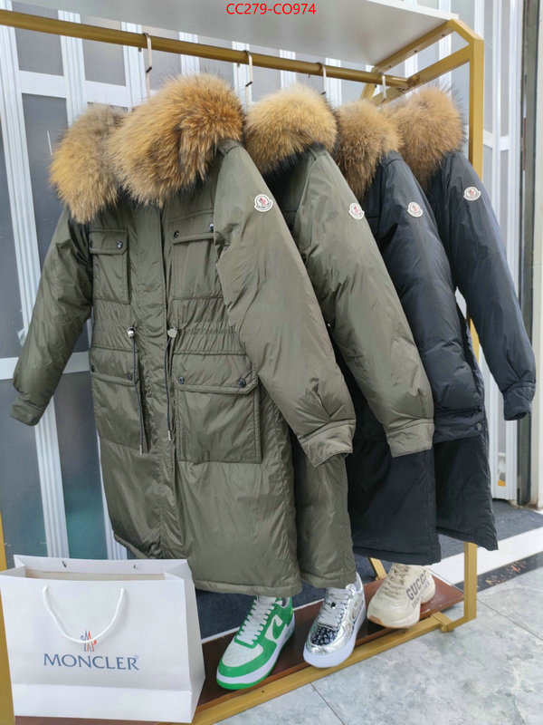 Down jacket Women-Moncler,hot sale , ID: CO974,$: 279USD