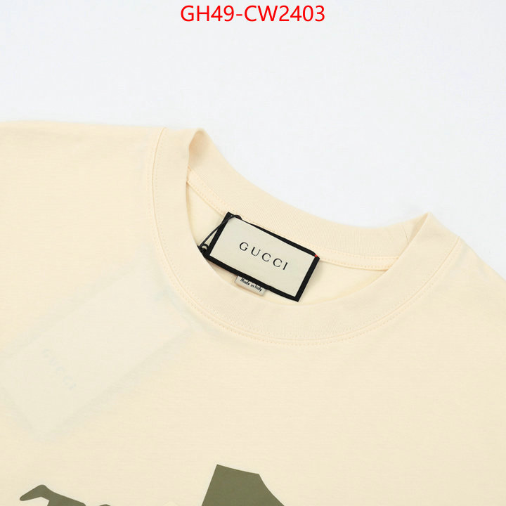 Clothing-Gucci,designer 7 star replica , ID: CW2403,$: 49USD