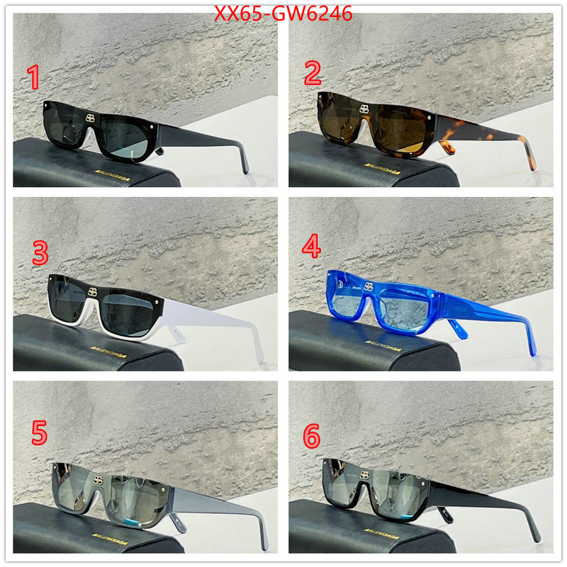 Glasses-Balenciaga,fake high quality , ID: GW6246,$: 65USD