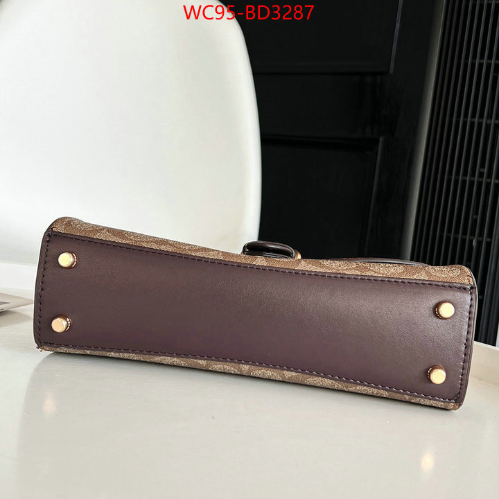 Coach Bags(4A)-Diagonal,1:1 replica wholesale ,ID: BD3287,$: 95USD