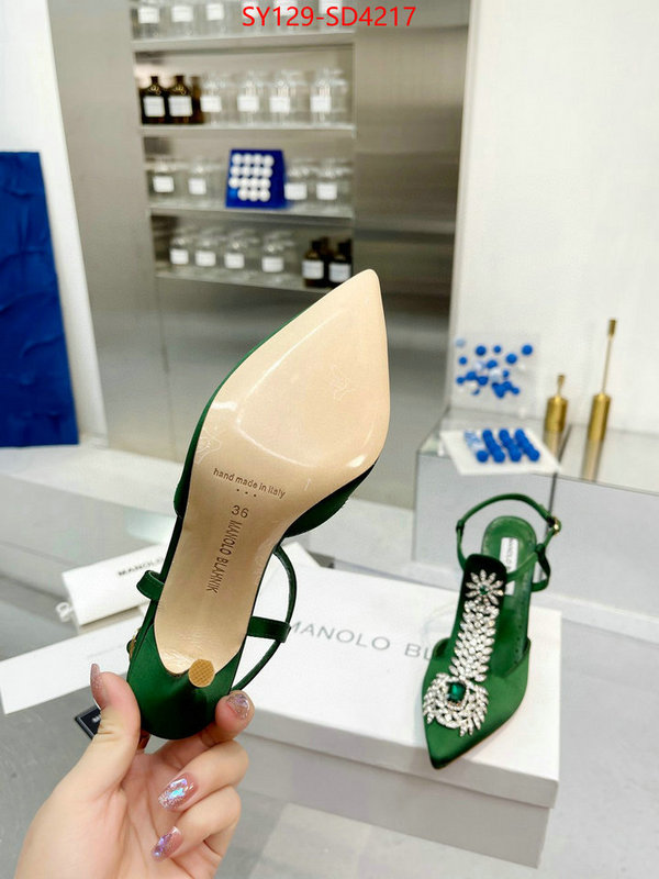 Women Shoes-Manolo Blahnik,where should i buy replica ,perfect quality designer replica , ID: SD4217,$: 129USD