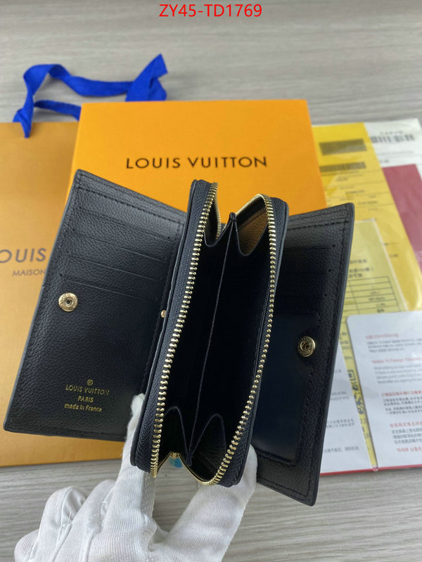 LV Bags(4A)-Wallet,ID: TD1769,$: 45USD