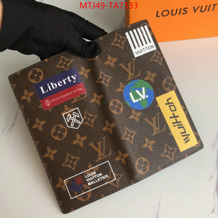 LV Bags(4A)-Wallet,ID: TA7333,$: 49USD