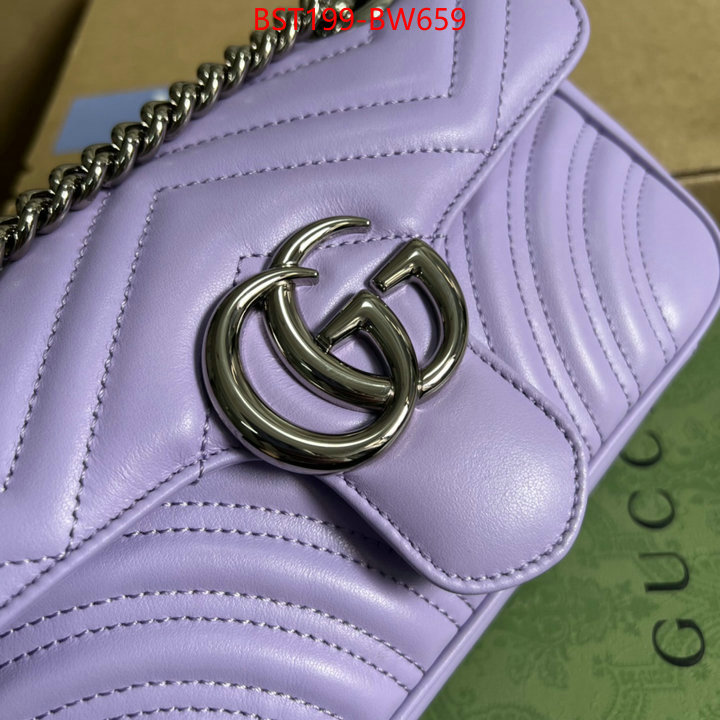 Gucci Bags(TOP)-Marmont,2023 replica wholesale cheap sales online ,ID: BW659,$: 199USD