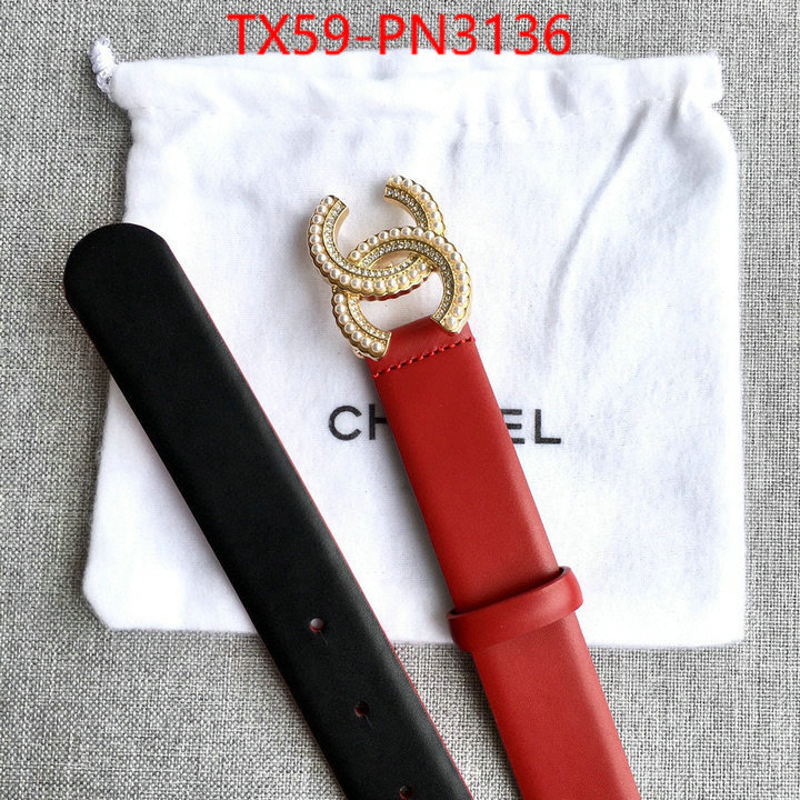 Belts-Chanel,the best affordable , ID: PN3136,$: 59USD