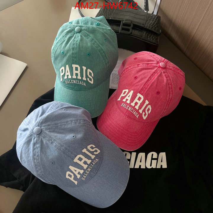 Cap (Hat)-Balenciaga,2023 perfect replica designer , ID: HW6742,$: 27USD