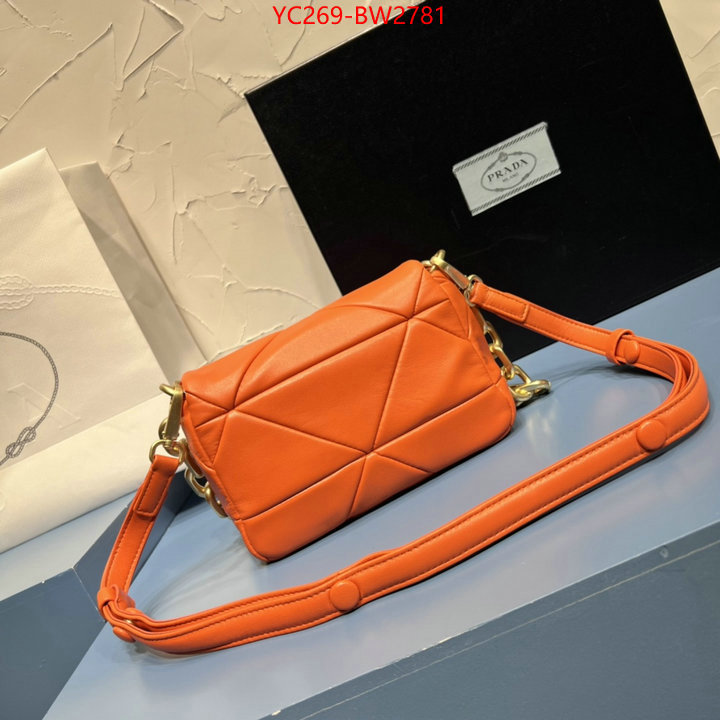 Prada Bags(TOP)-Diagonal-,ID: BW2781,$: 269USD