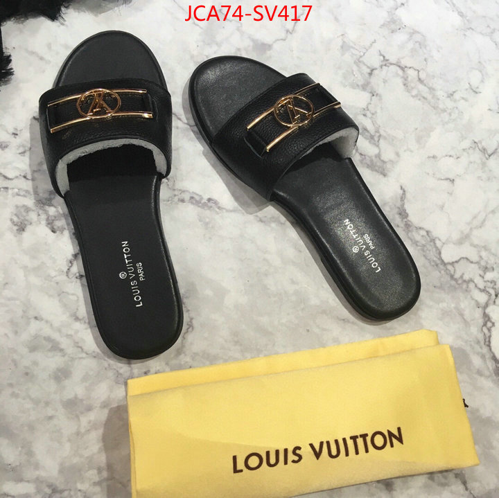 Women Shoes-LV,what 1:1 replica , ID: SV417,$:74USD