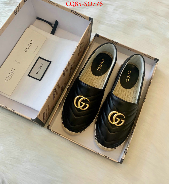 Women Shoes-Gucci,best quality replica , ID: SO776,$: 85USD