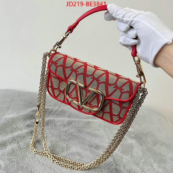 Valentino Bags (TOP)-LOC-V Logo ,top perfect fake ,ID: BE3841,$: 219USD