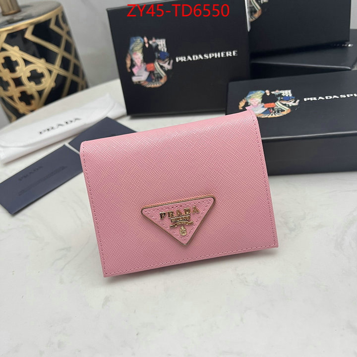 Prada Bags(4A)-Wallet,best like ,ID: TD6550,$: 45USD