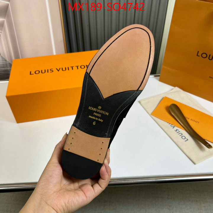 Men Shoes-LV,2023 aaaaa replica 1st copy , ID: SO4742,$: 189USD