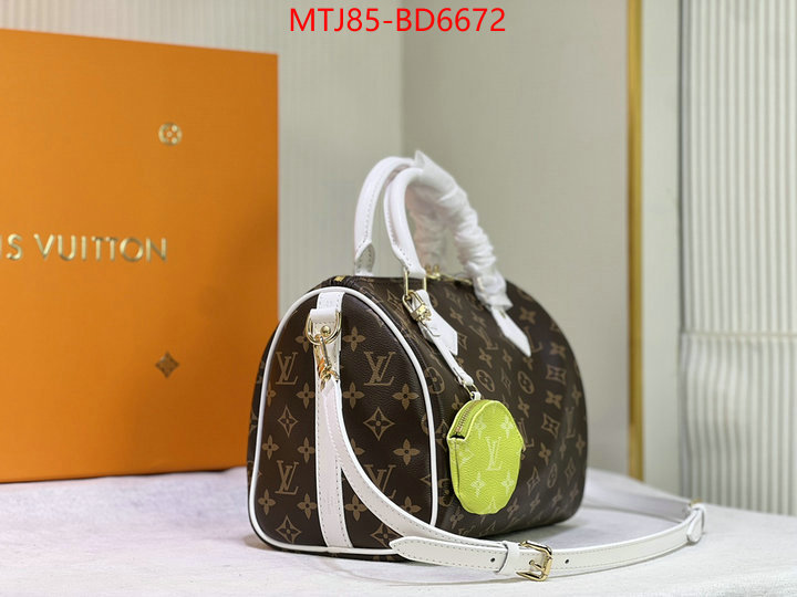 LV Bags(4A)-Speedy-,designer 7 star replica ,ID: BD6672,$: 85USD