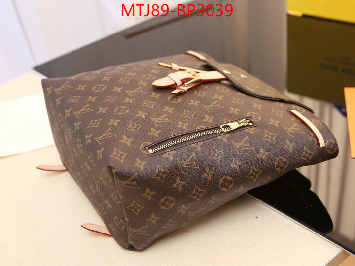 LV Bags(4A)-Backpack-,2023 aaaaa replica 1st copy ,ID: BP3039,$: 89USD