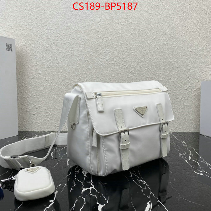 Prada Bags(TOP)-Diagonal-,ID: BP5187,$: 189USD