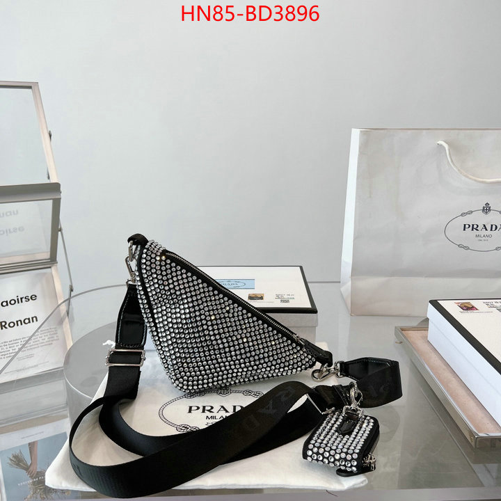 Prada Bags(4A)-Triangle,7 star ,ID: BD3896,$: 85USD