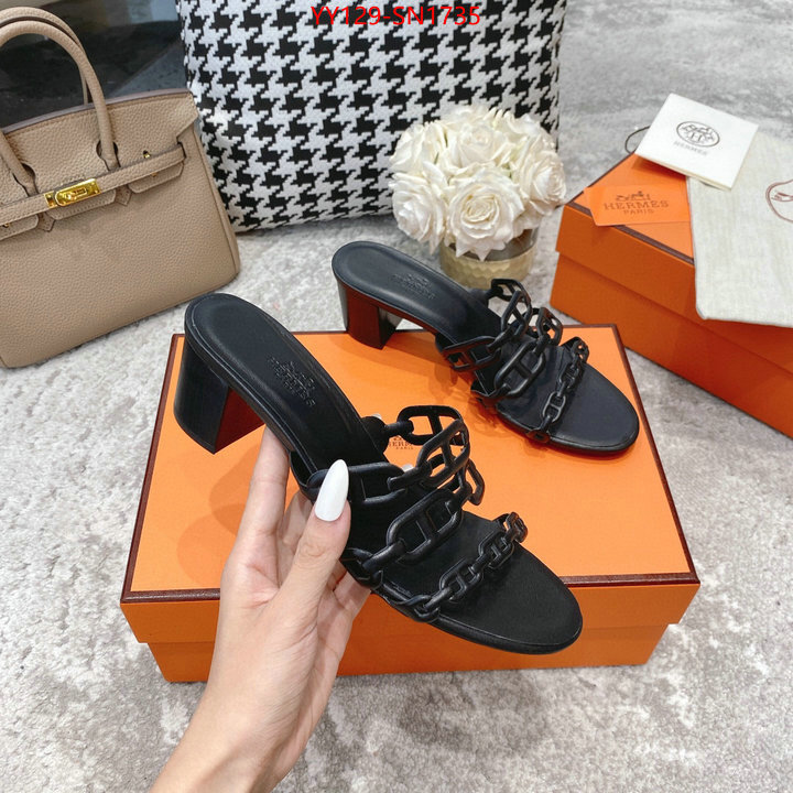 Women Shoes-Hermes,best quality replica , ID: SN1735,$: 129USD