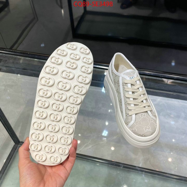 Women Shoes-Gucci,fake aaaaa , ID: SE3498,$: 89USD