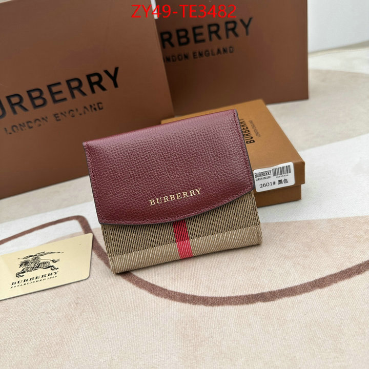 Burberry Bags(4A)-Wallet,high quality designer ,ID: TE3482,$: 49USD