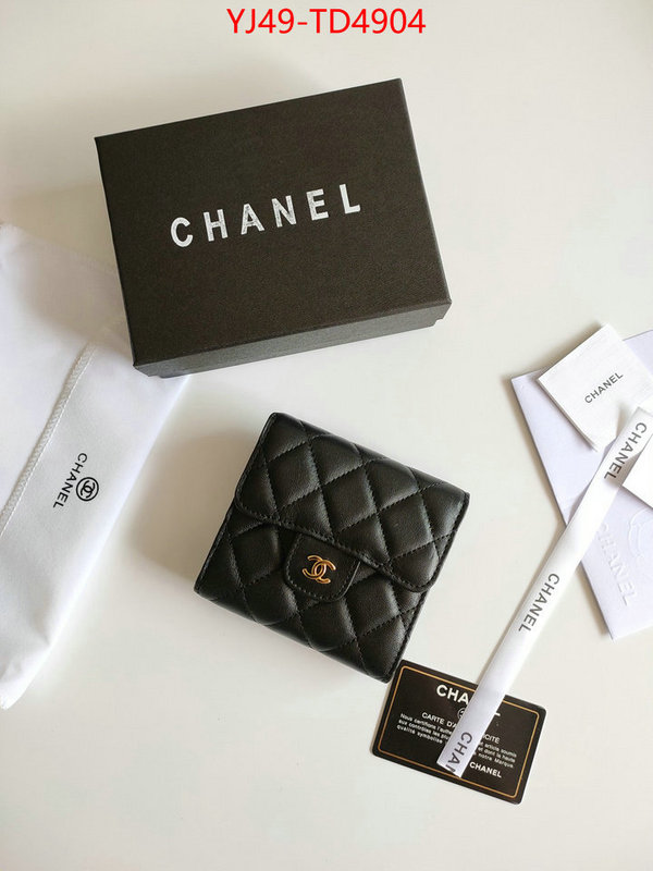 Chanel Bags(4A)-Wallet-,ID: TD4904,$: 49USD