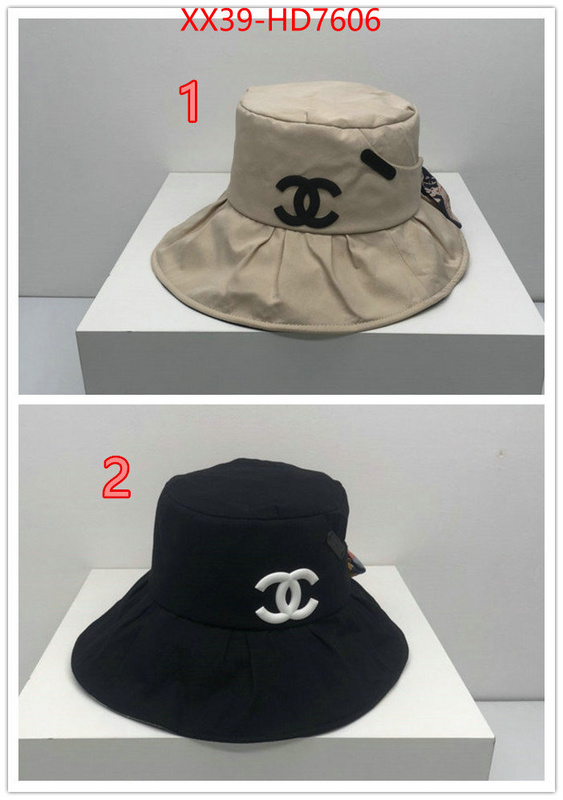 Cap (Hat)-Chanel,best replica new style , ID: HD7606,$: 39USD