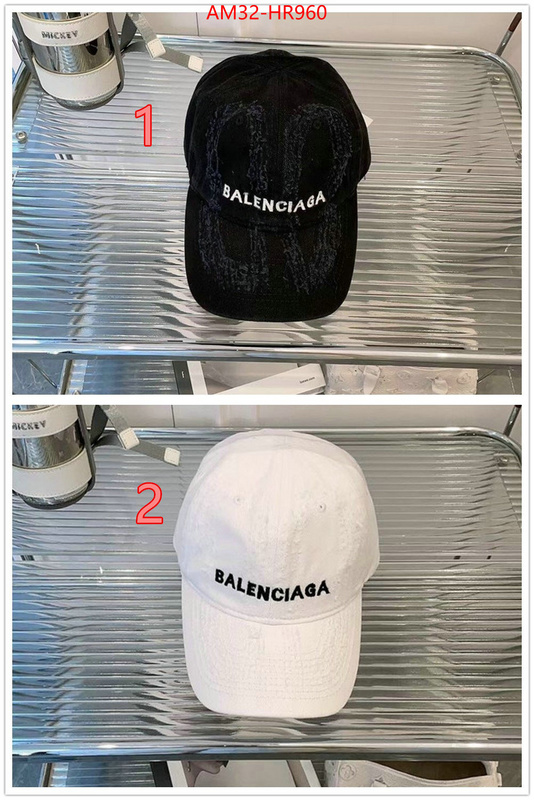 Cap (Hat)-Balenciaga,aaaaa+ quality replica , ID: HR960,$: 32USD