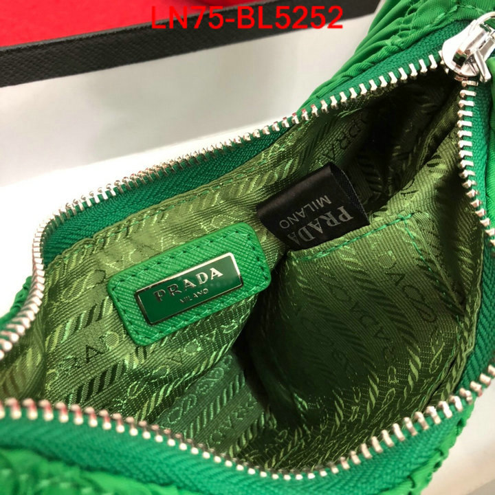 Prada Bags(4A)-Re-Edition 2000,designer high replica ,ID: BL5252,$: 75USD