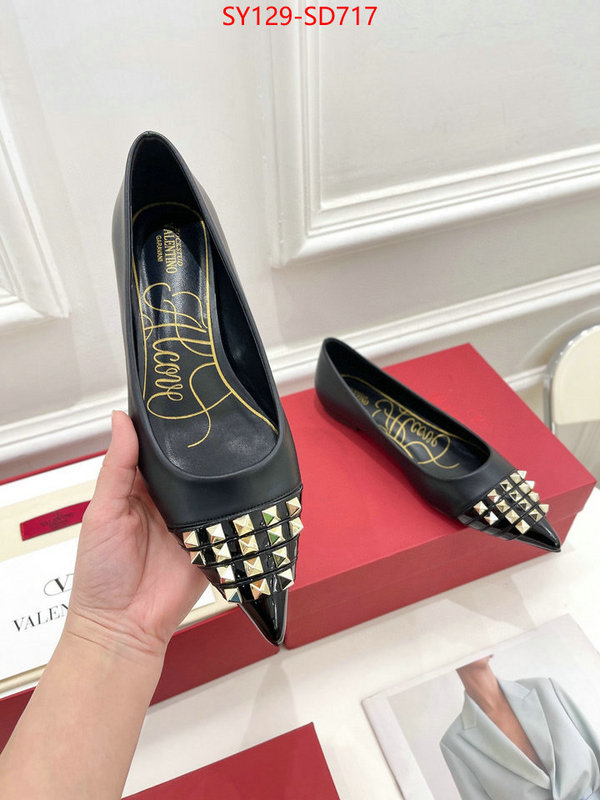 Women Shoes-Valentino,buy top high quality replica , ID: SD717,$: 129USD