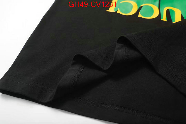 Clothing-Gucci,top quality designer replica , ID: CV1231,$: 49USD