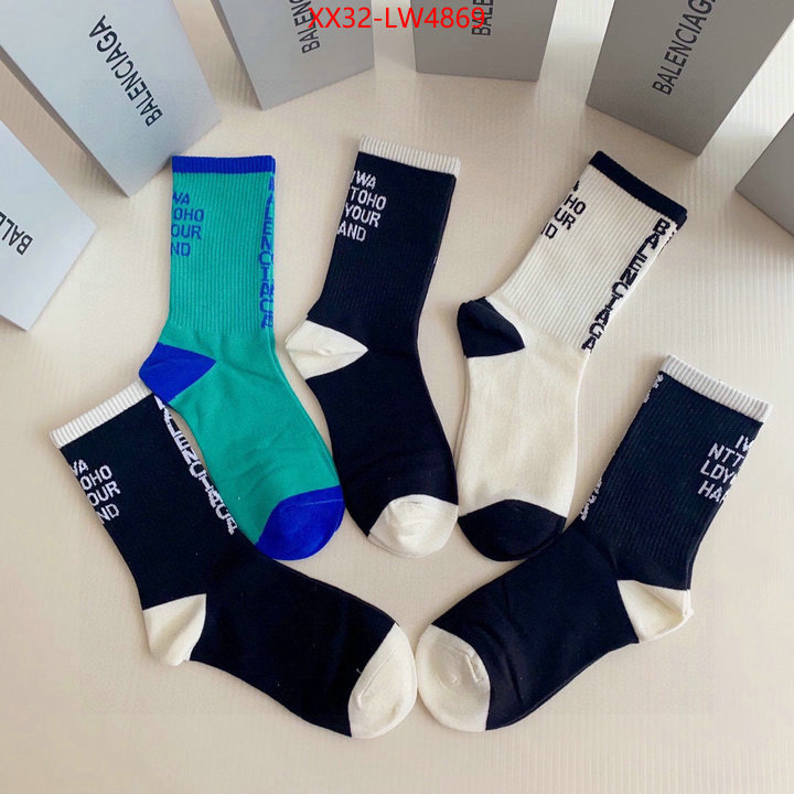 Sock-Balenciaga,cheap wholesale , ID: LW4869,$: 32USD