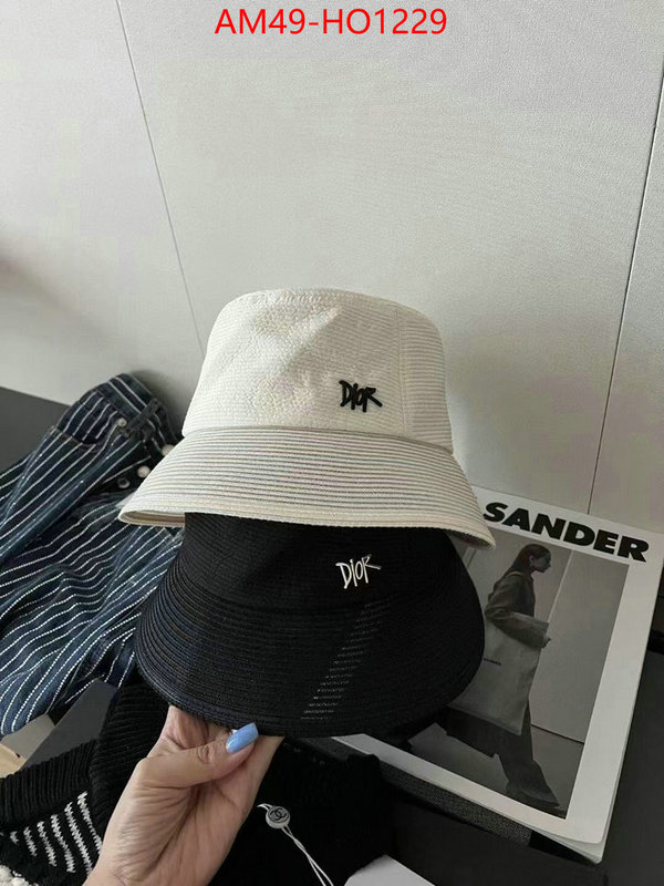 Cap (Hat)-Dior,where can you buy replica , ID: HO1229,$: 49USD