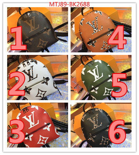 LV Bags(4A)-Backpack-,ID: BK2688,$:99USD