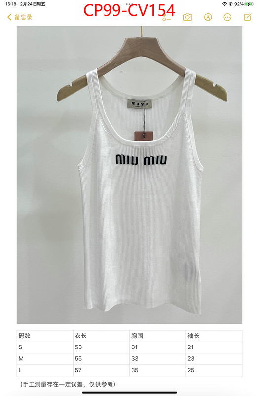 Clothing-MIU MIU,buying replica , ID: CV154,$: 99USD