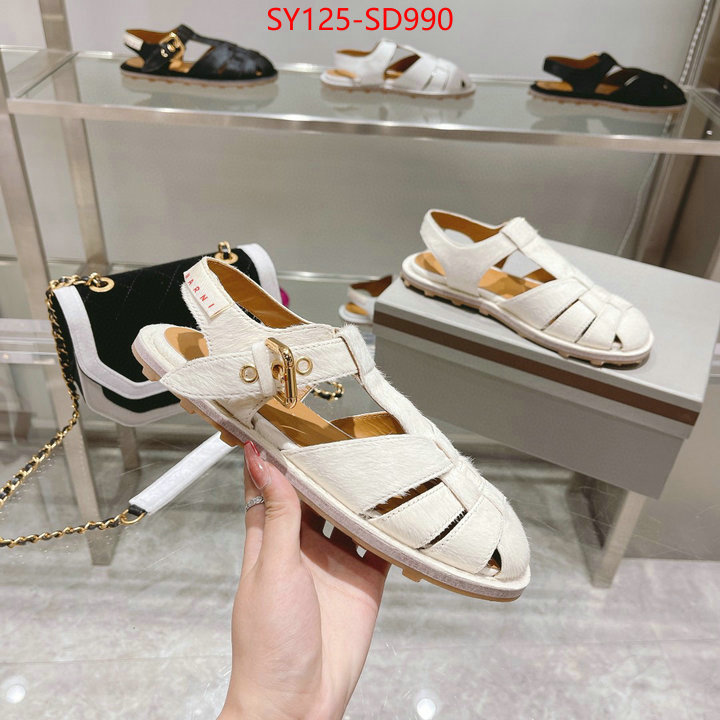 Women Shoes-Marni,replcia cheap , ID: SD990,$: 125USD