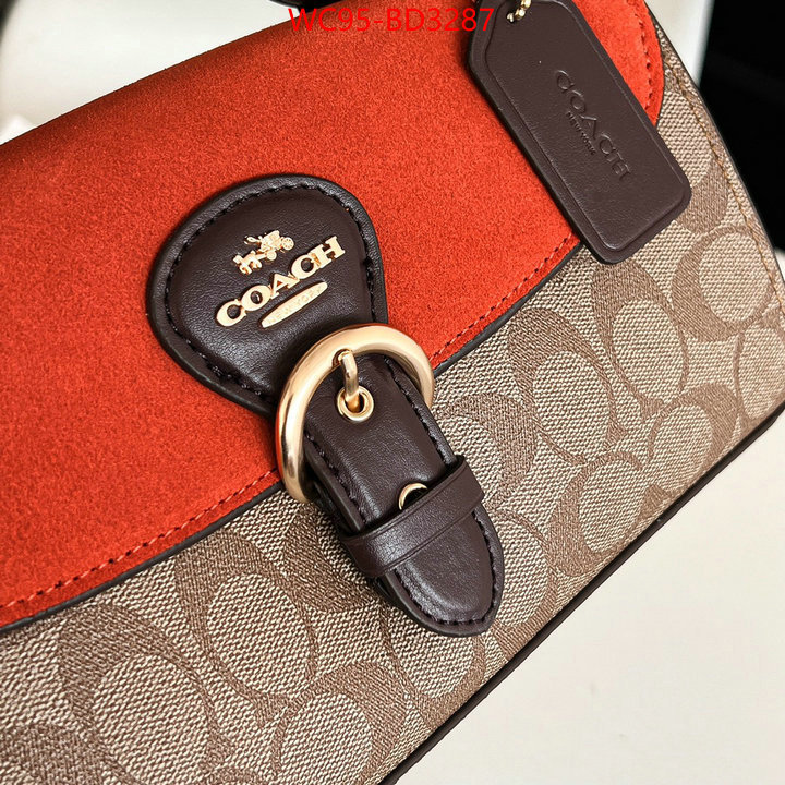 Coach Bags(4A)-Diagonal,1:1 replica wholesale ,ID: BD3287,$: 95USD