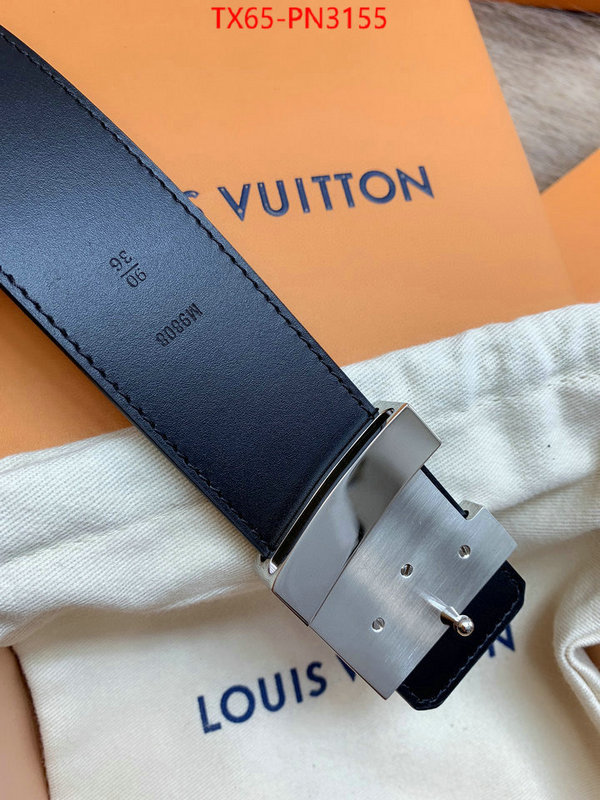 Belts-LV,shop the best high authentic quality replica , ID: PN3155,$: 65USD